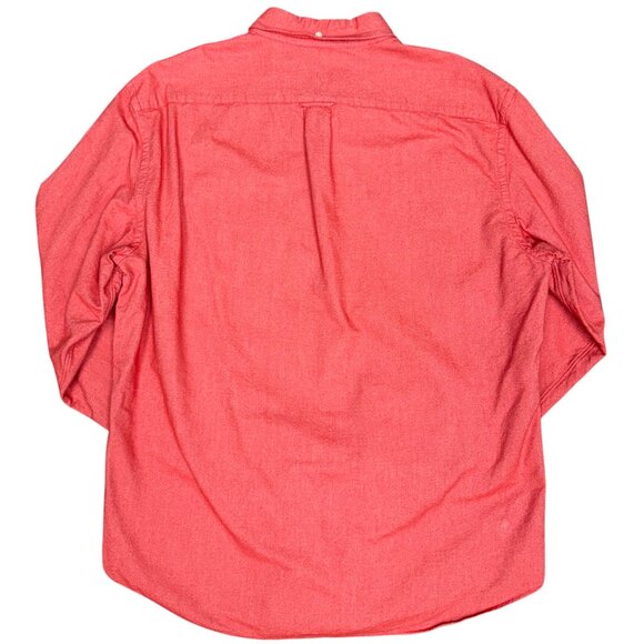 EUC Men's J. CREW Slim Oxford Button Down Red Chambray Shirt | Size XL - Picture 3 of 9